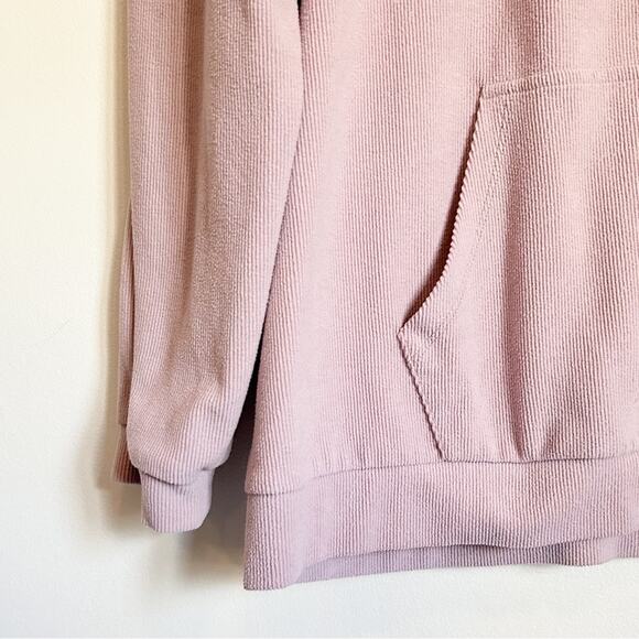 Marc New York Ribbed Quarter Zip Pullover Sweatshirt Purple Size XL - Picture 6 of 10